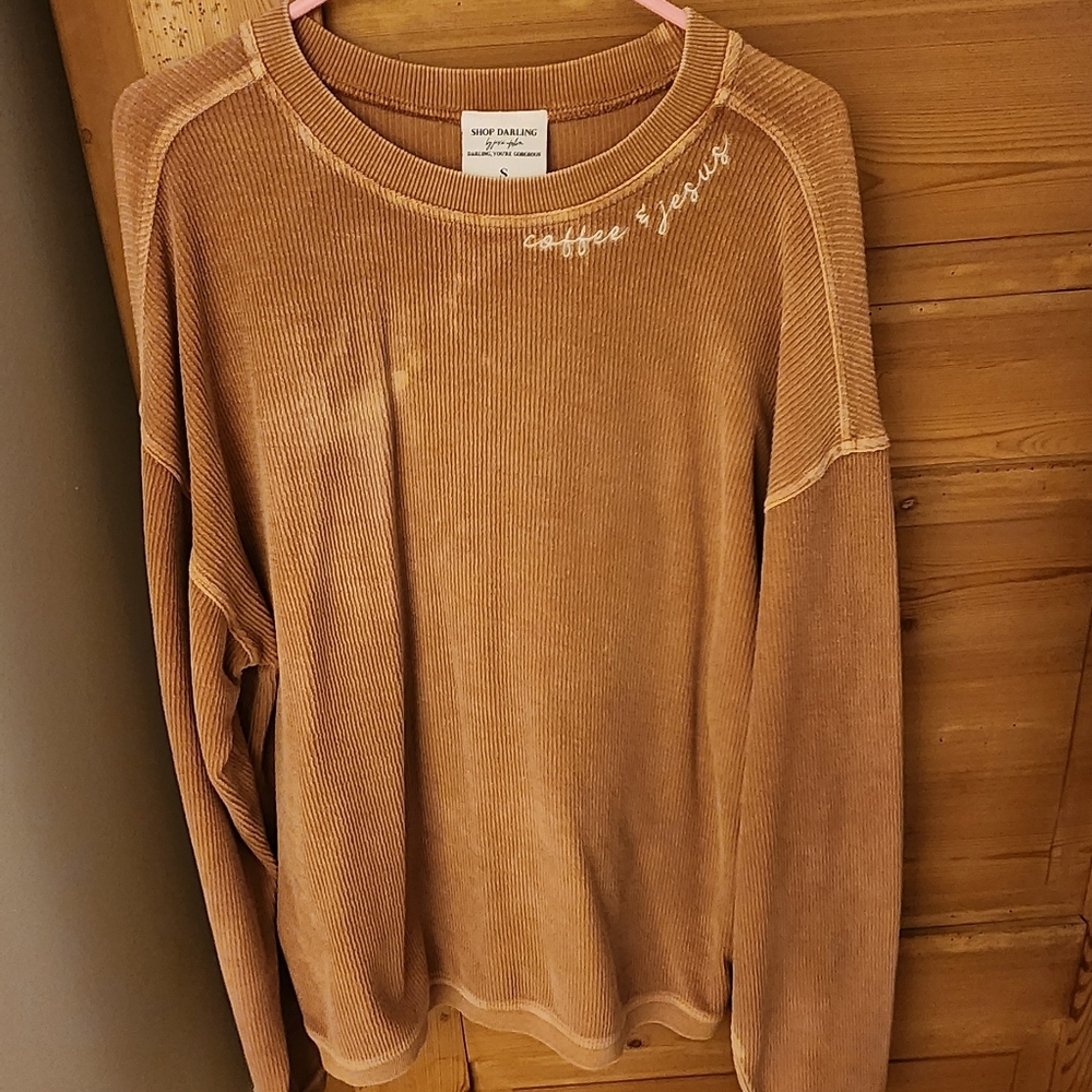 Coffee And Jesus Long Sleeve Sweater